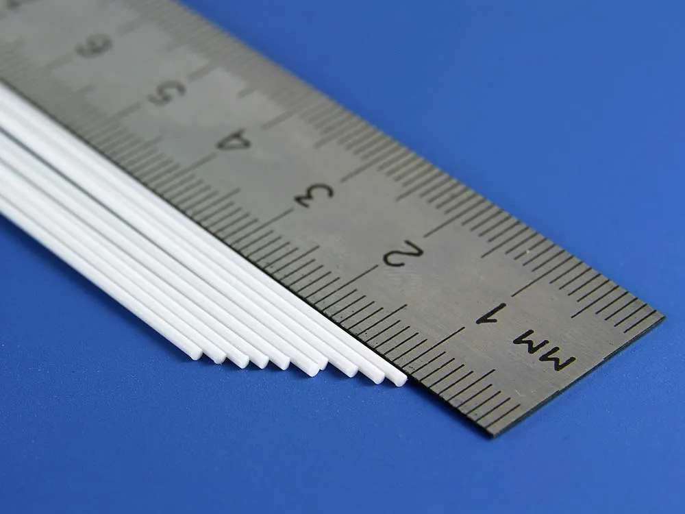 Пруток пластиковый круглый 1,0 мм, 10 шт/уп.