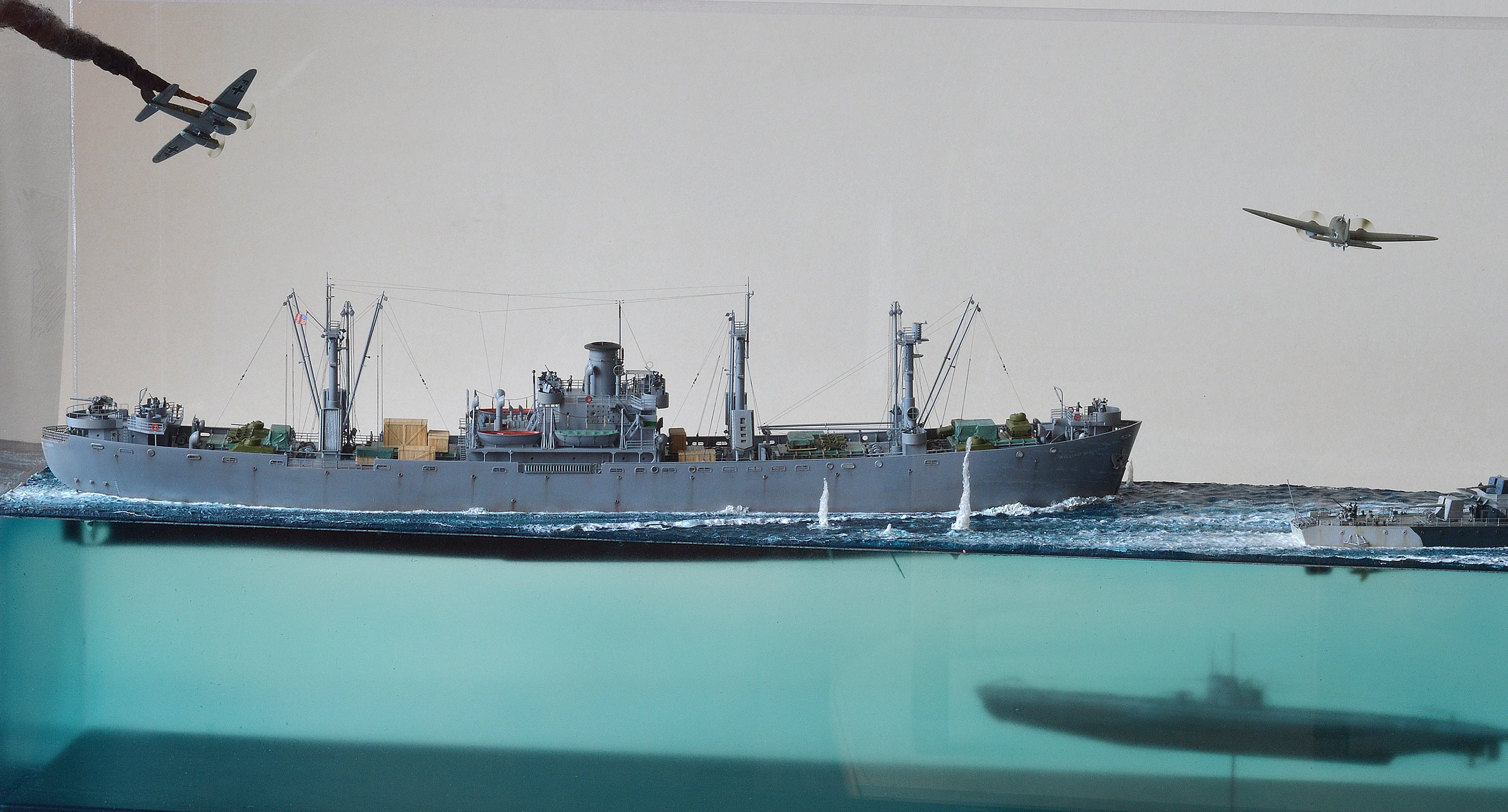 Модель корабля Диорама "Североморцы" - Верфь на Столе