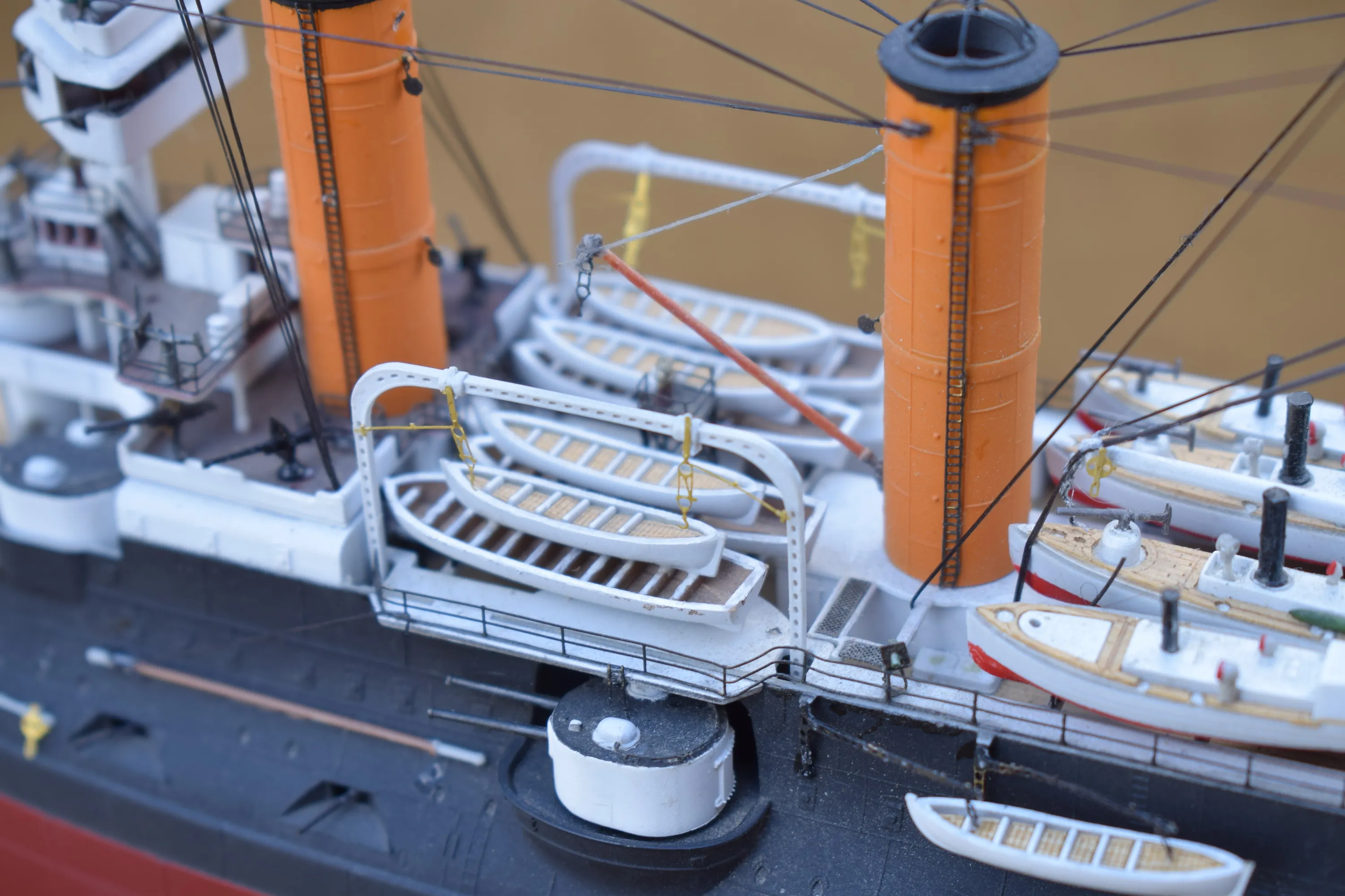 Модель корабля Броненосец РИФ «Цесаревич» на осень 1904 года - Верфь на Столе