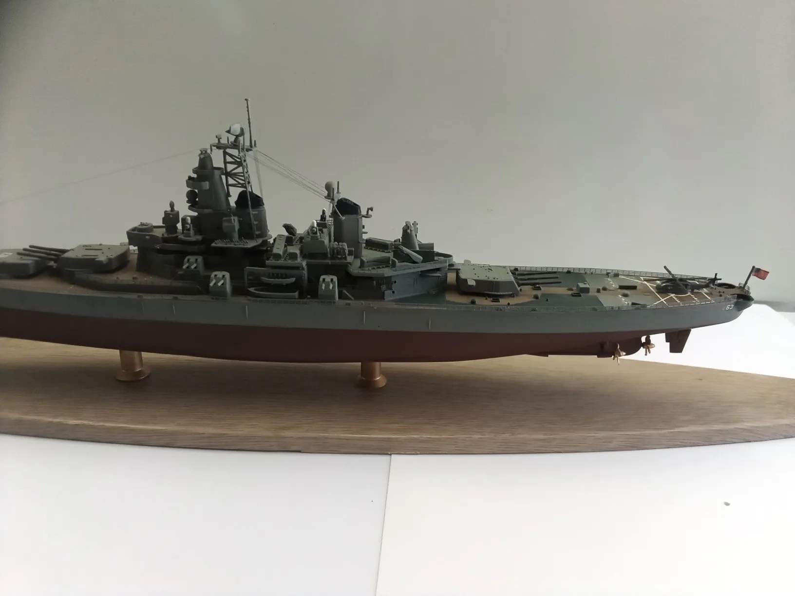 Модель корабля "Миссури" - Верфь на Столе