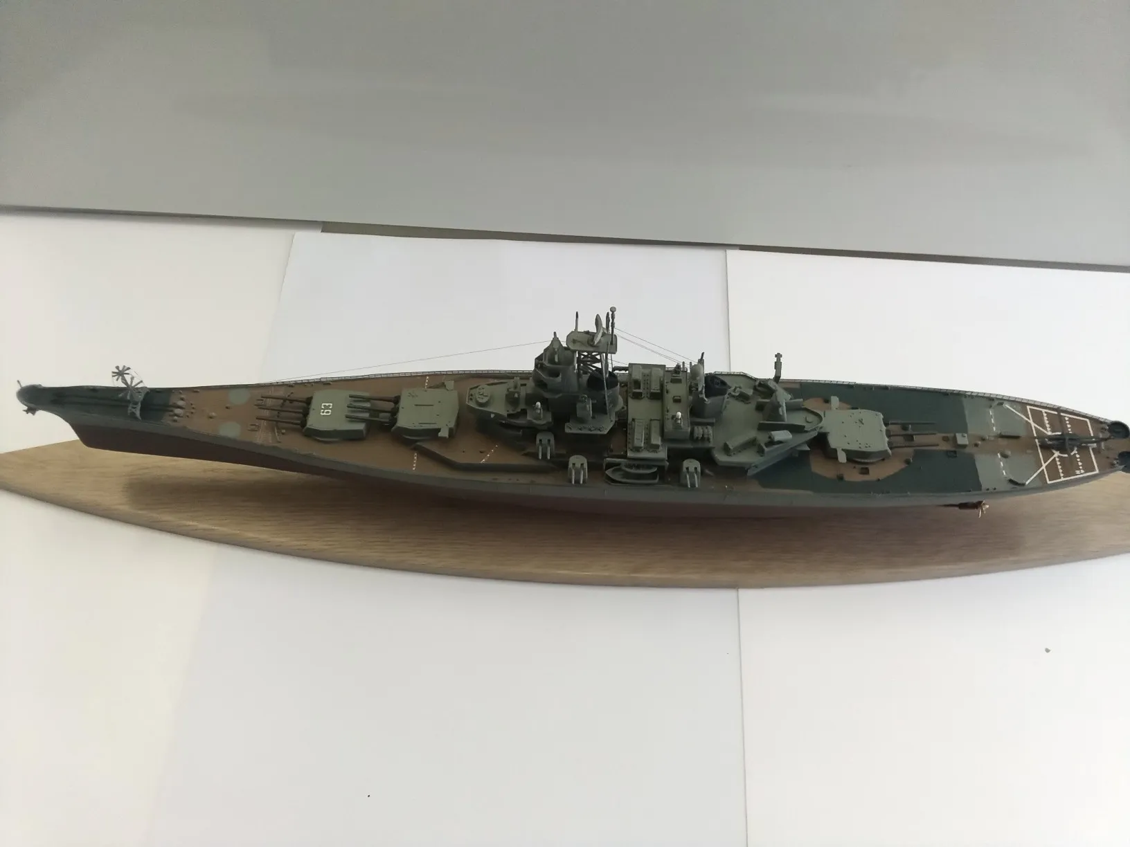 Модель корабля "Миссури" - Верфь на Столе
