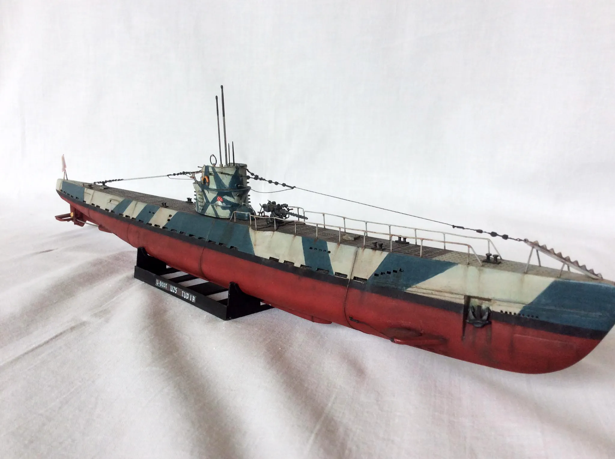 Модель корабля Океанская подводная лодка типа I U-25 - Верфь на Столе