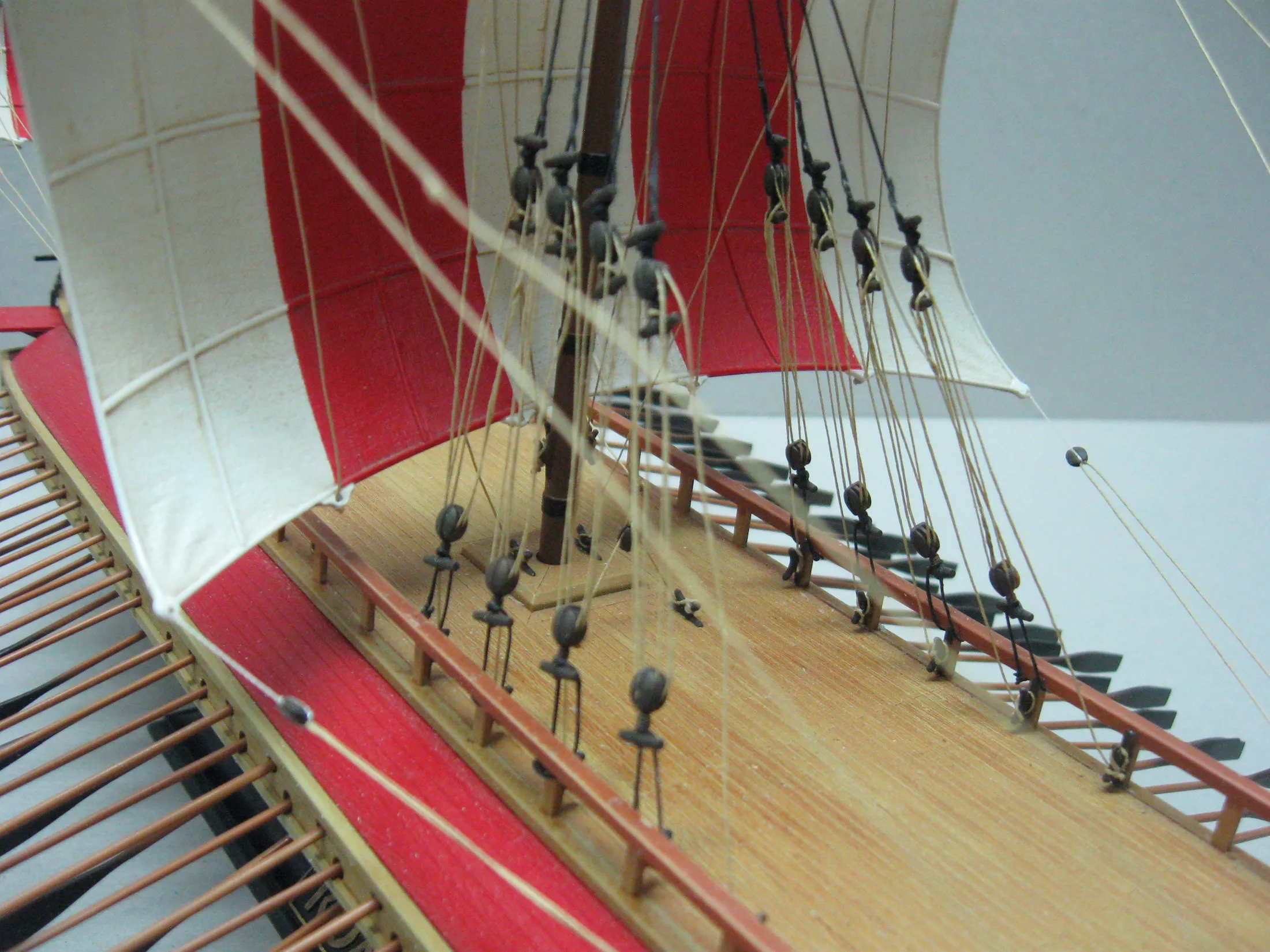 Модель корабля Римская трирема - Верфь на Столе