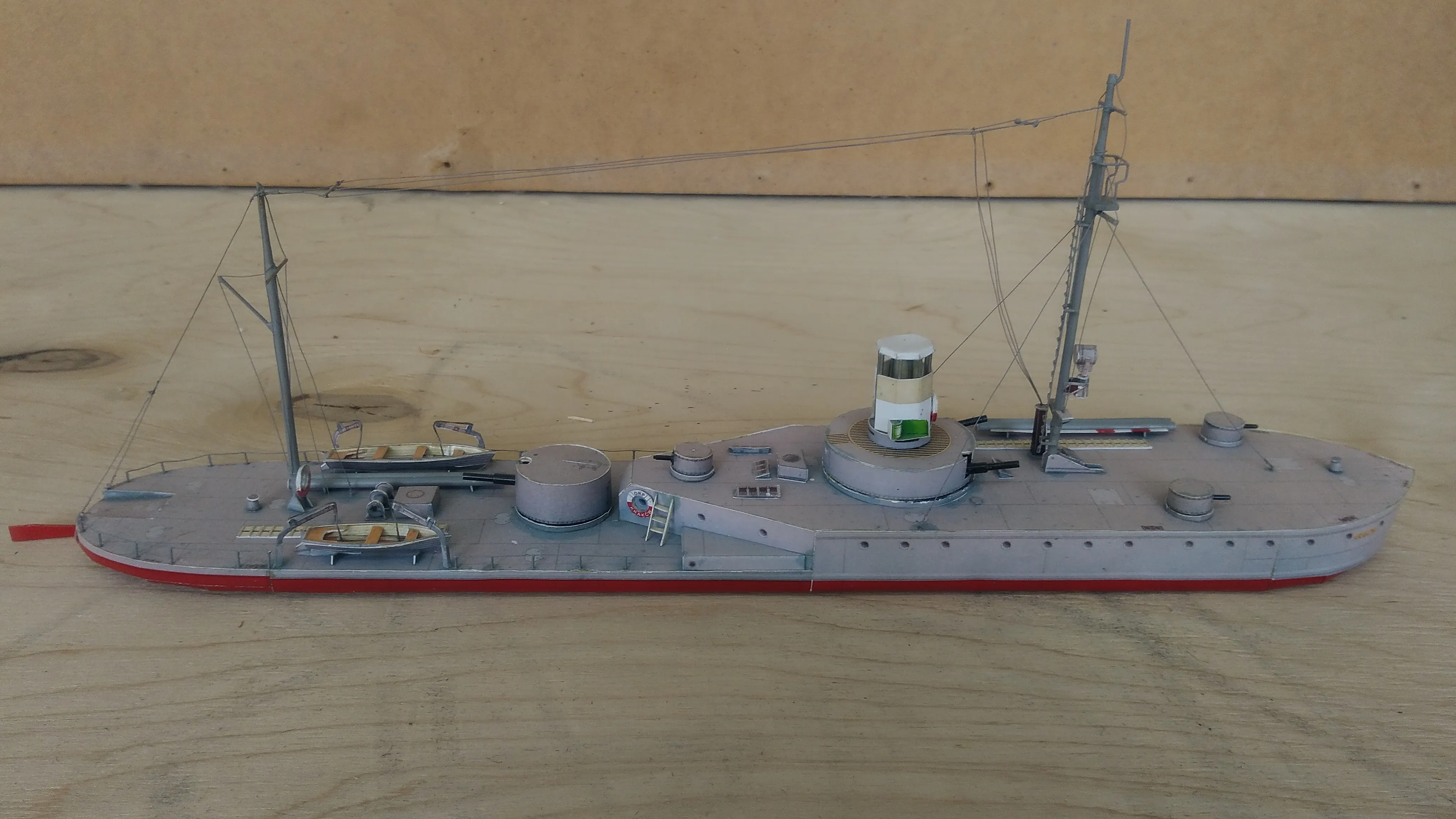 Модель корабля Речной монитор Краков - Верфь на Столе