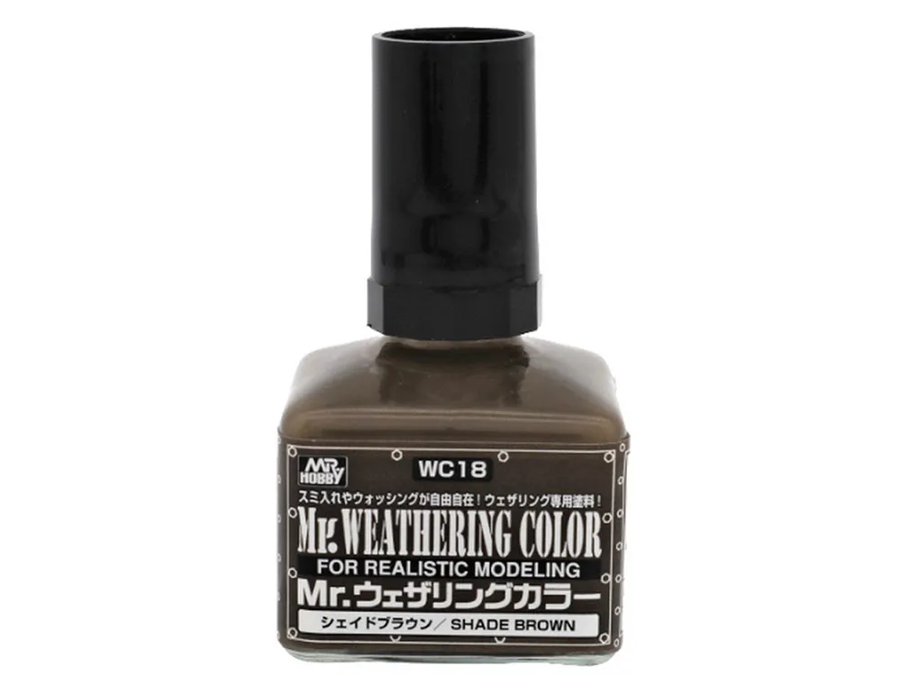 Смывка Mr Weathering Color, коричневый оттенок, WC 18, 40 мл