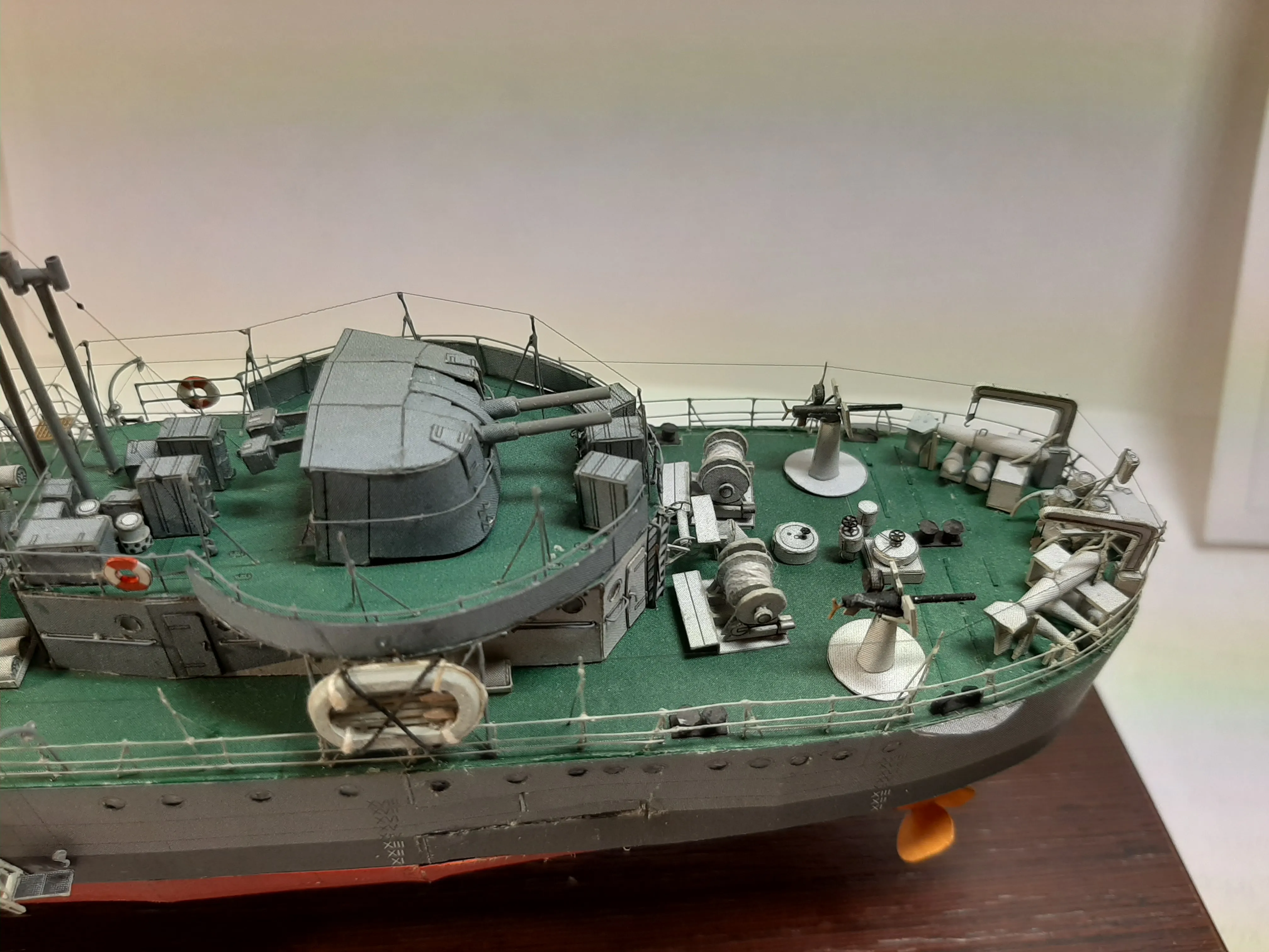 Модель корабля Эсминец "Piorun" - Верфь на Столе