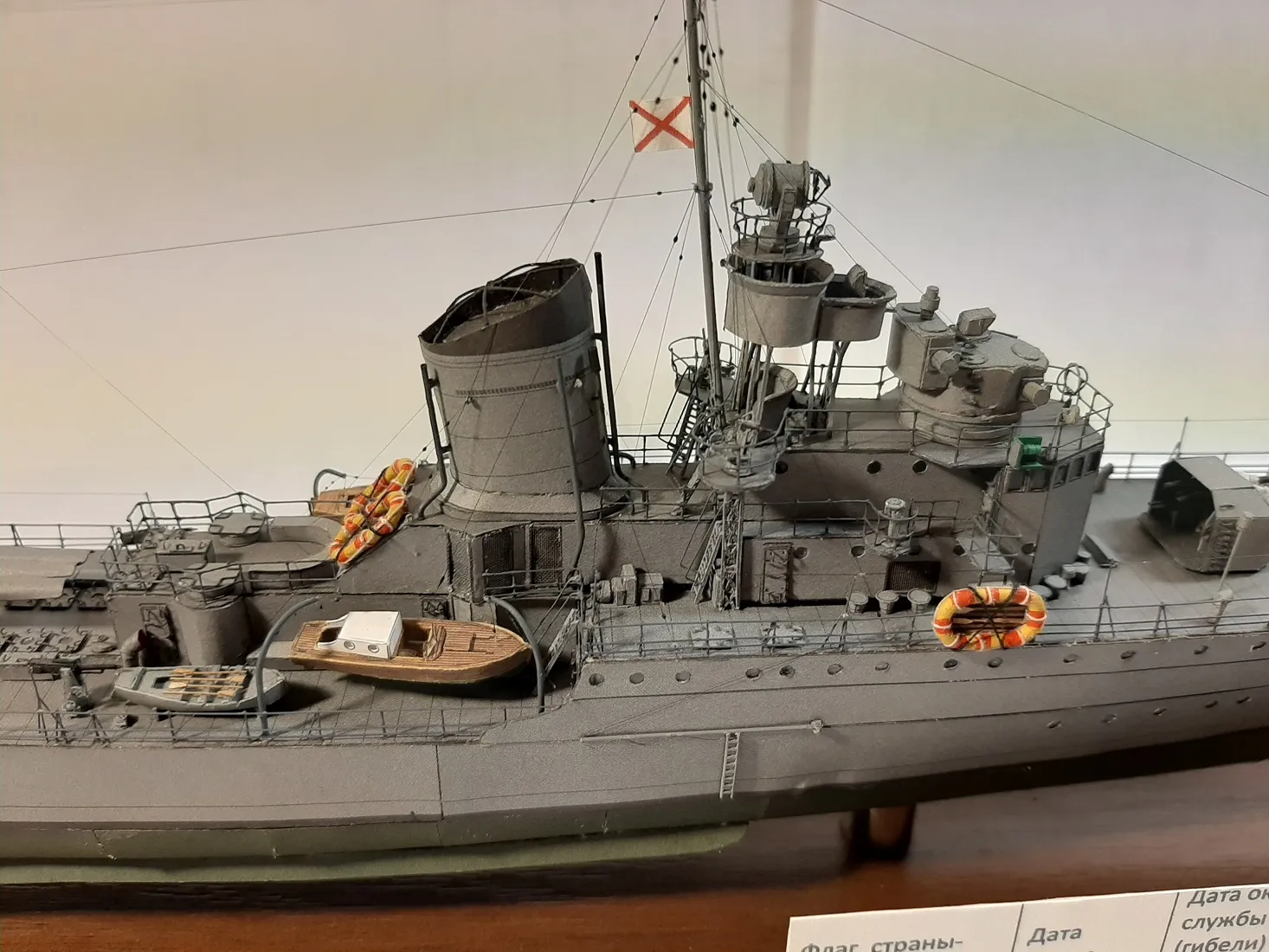 Модель корабля Эсминец "Dardo" - Верфь на Столе