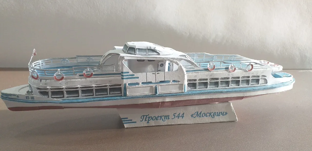 Модель корабля "Москвич" - Верфь на Столе