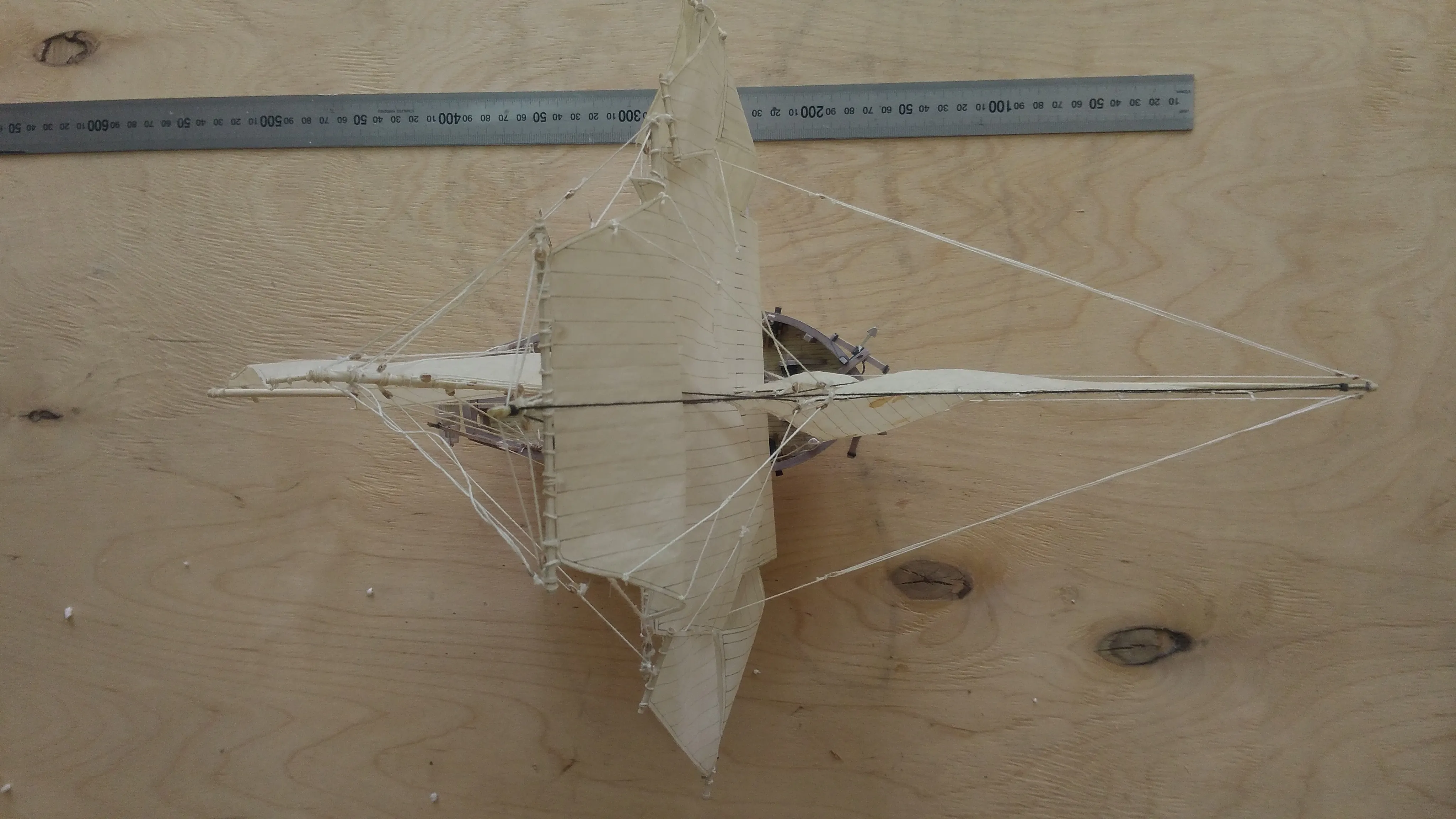 Модель корабля Английский парусный корабль 18 века HUNTER - Верфь на Столе