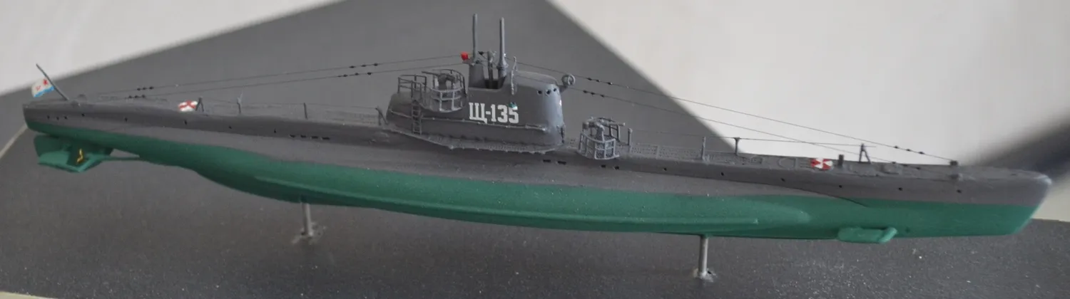 Модель корабля Подводная лодка типа Щука "135" - Верфь на Столе