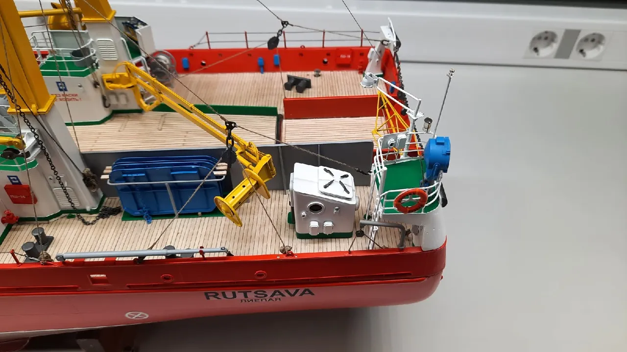 Модель корабля СТР 503 проект «Rutsava» тип. Альпинист - Верфь на Столе