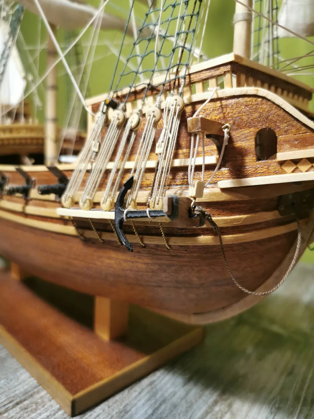 Модель корабля Золотая Лань - Верфь на Столе