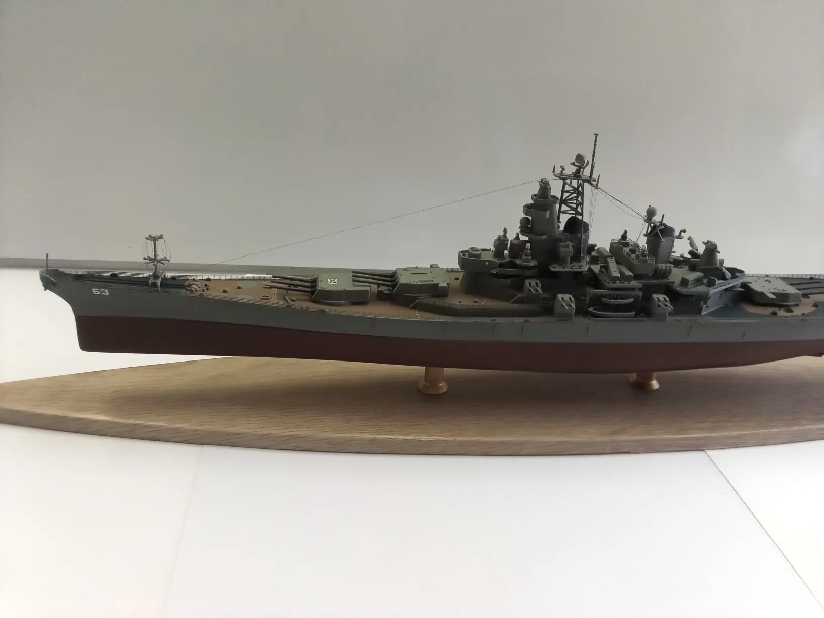 Модель корабля "Миссури" - Верфь на Столе