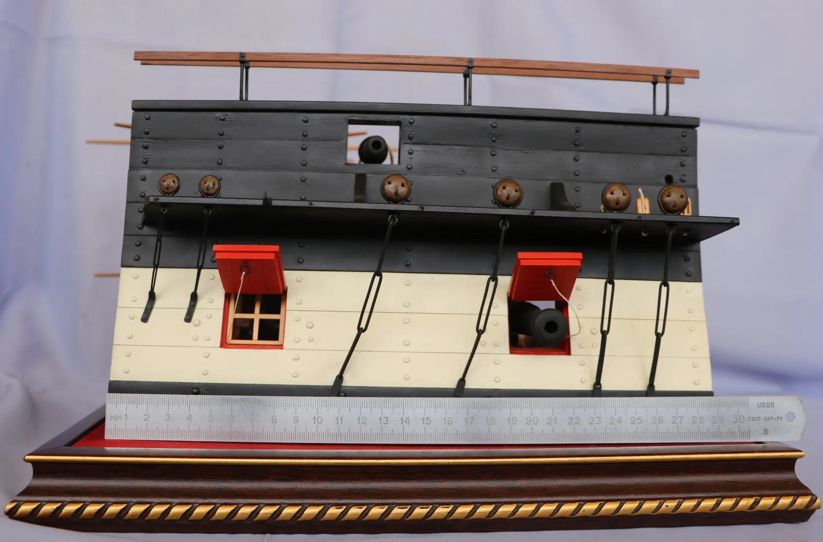 Модель корабля Шлюп "ВОСТОК" (фрагмент) - Верфь на Столе