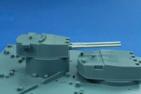 Точеные стволы для линкоров HMS King George V и пр., 10 шт Точеные стволы для линкоров HMS King George V и пр., 10 шт