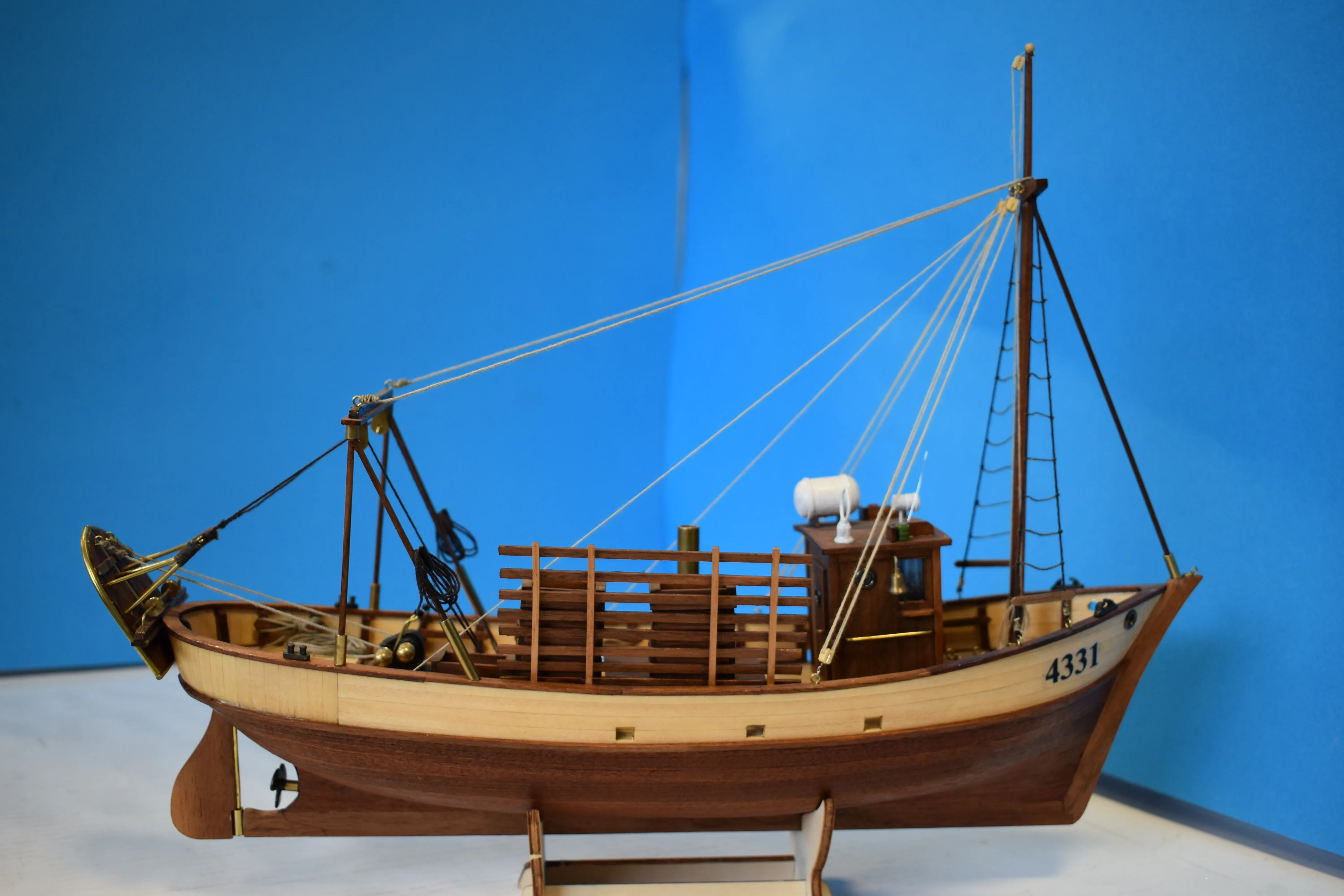 Модель корабля Рыбацкая лодка "Palamos" - Верфь на Столе