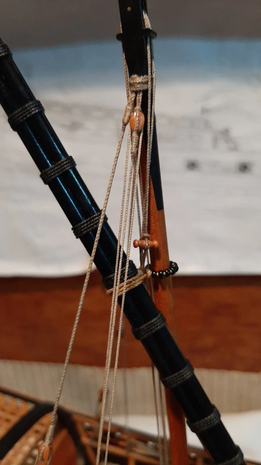 Модель корабля Французская шебека «'Le Requin» - Верфь на Столе