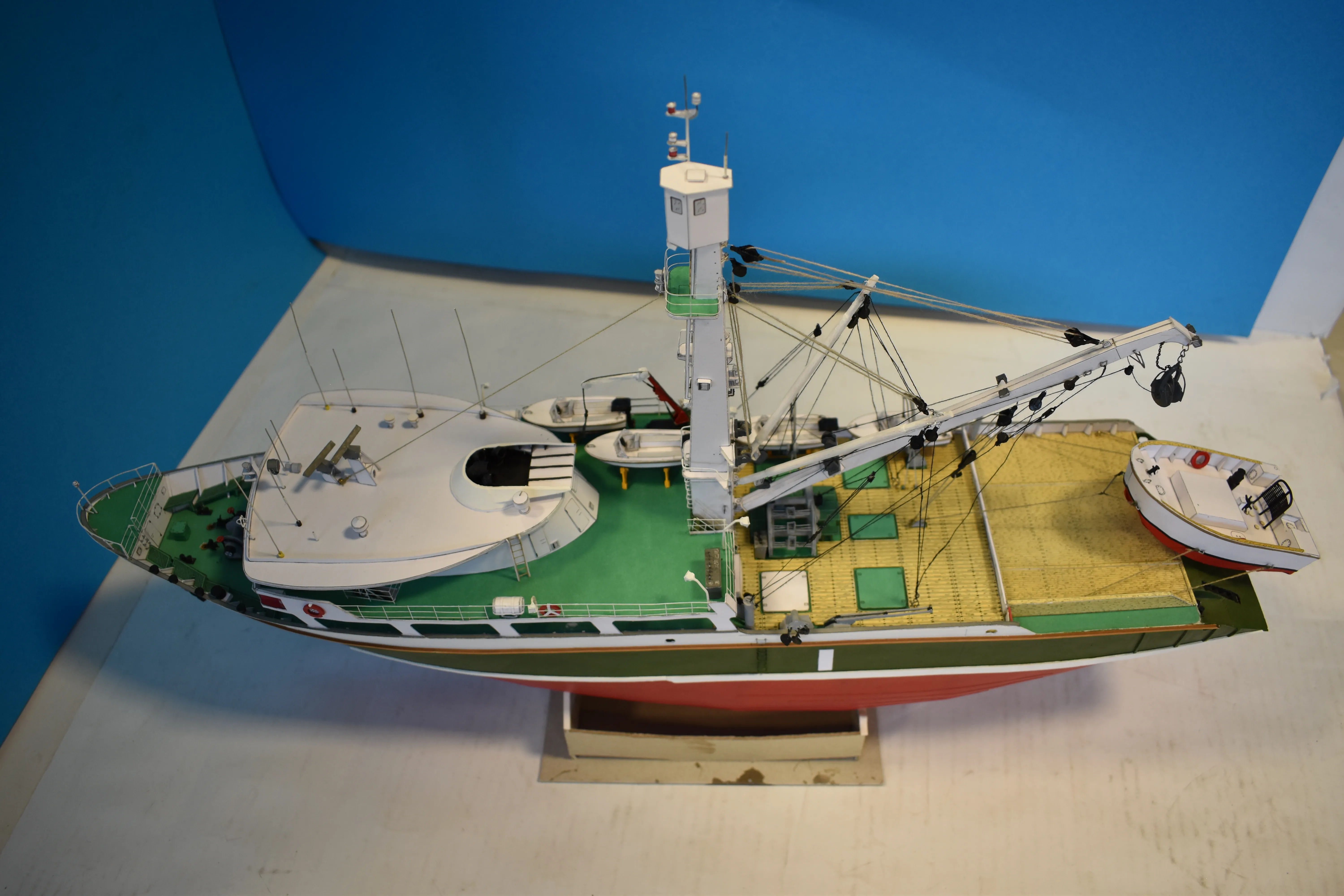Модель корабля судно для ловли тунца "Albatun" - Верфь на Столе