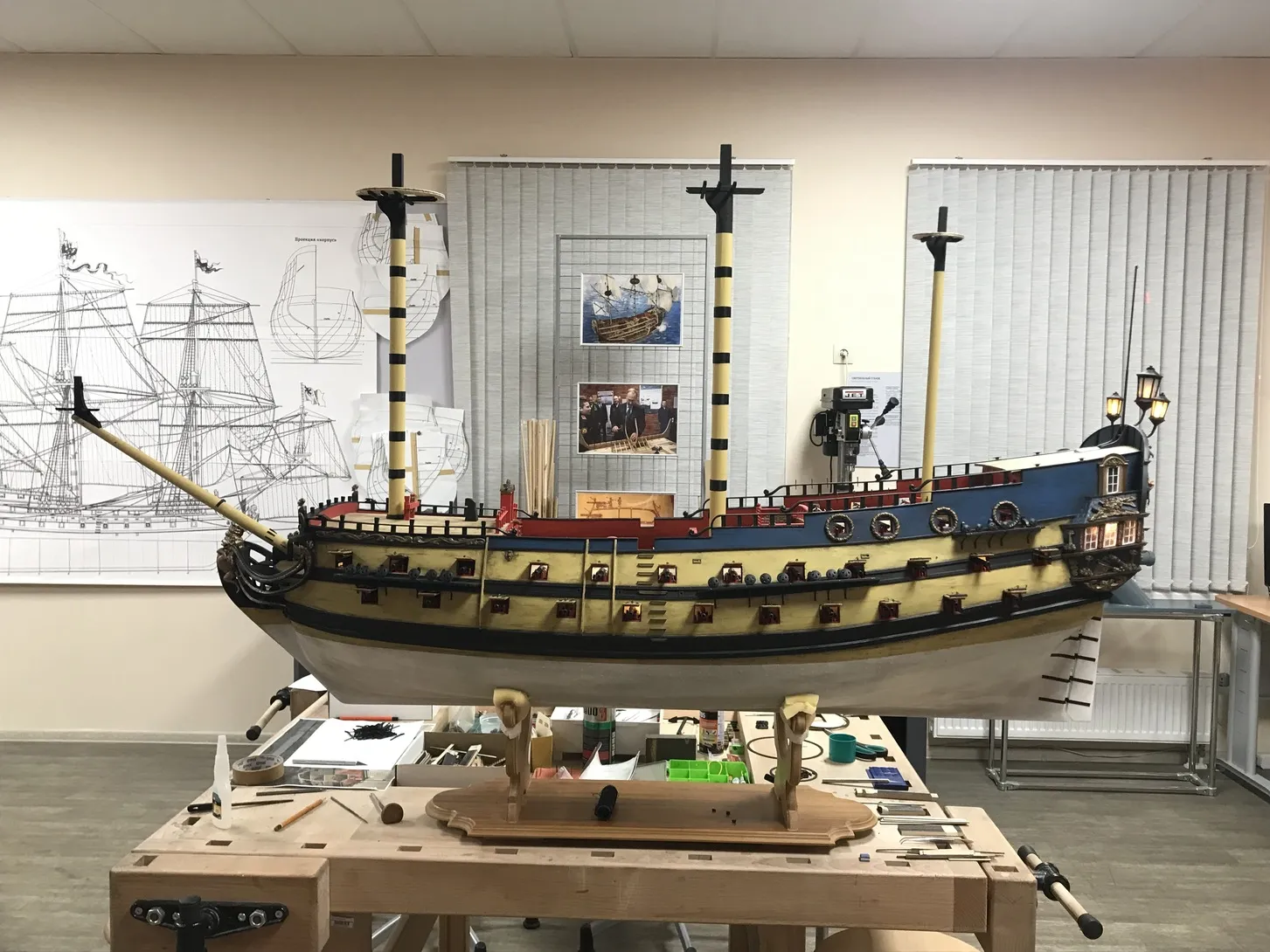 Модель корабля Линейный корабль "ПОЛТАВА" - Верфь на Столе