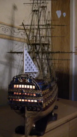 Модель корабля 120-пушечный французский корабля 1-го ранга "Royal Louis"  - Верфь на Столе