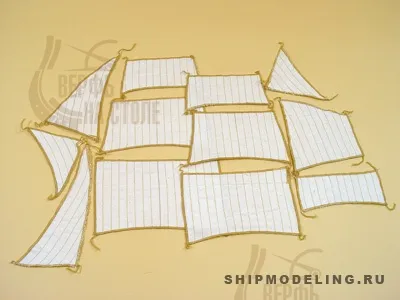 Набор парусов для модели корабля GOLDEN STAR