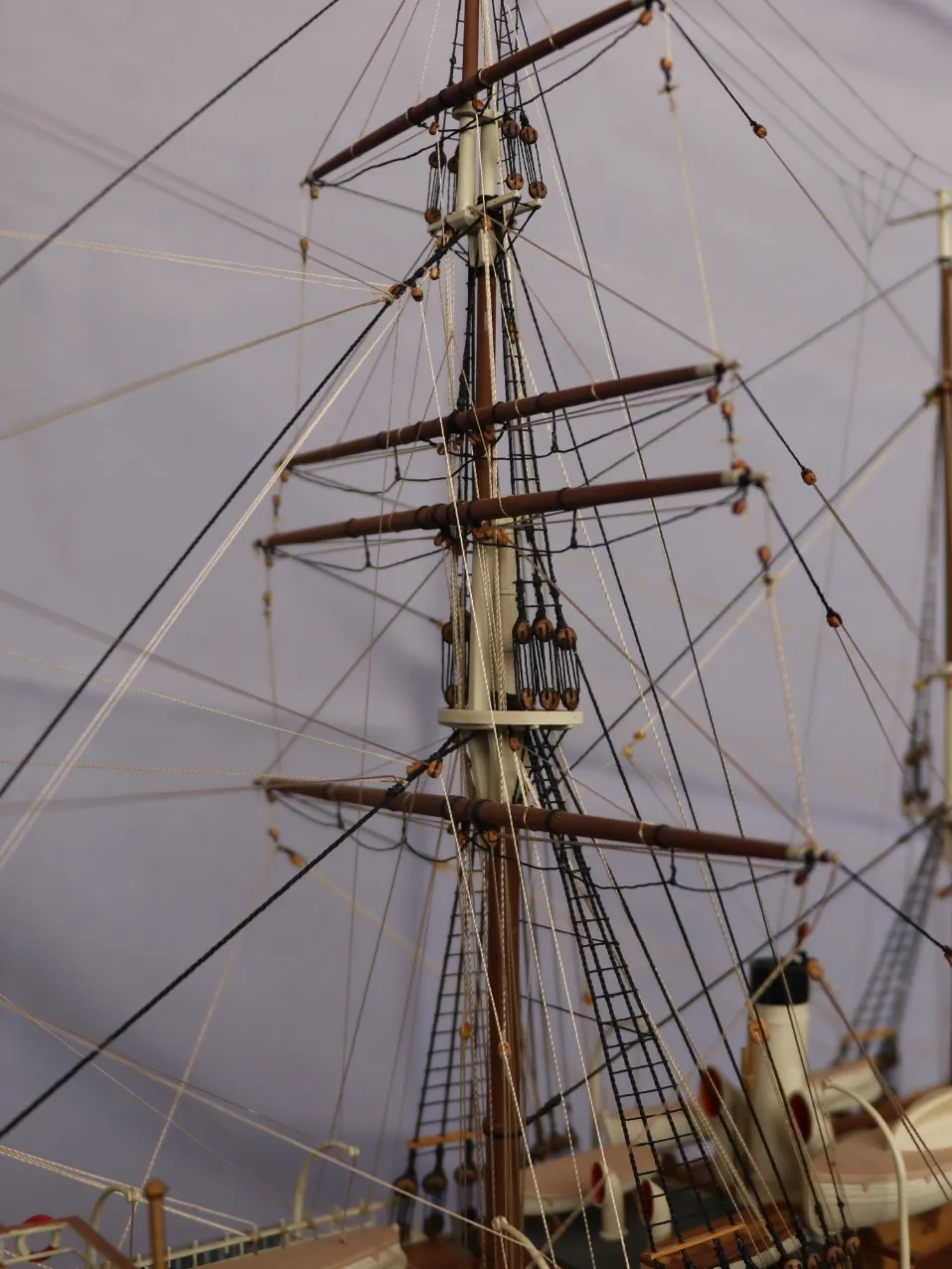 Модель корабля Барк "Паркуа-Па?" - Верфь на Столе