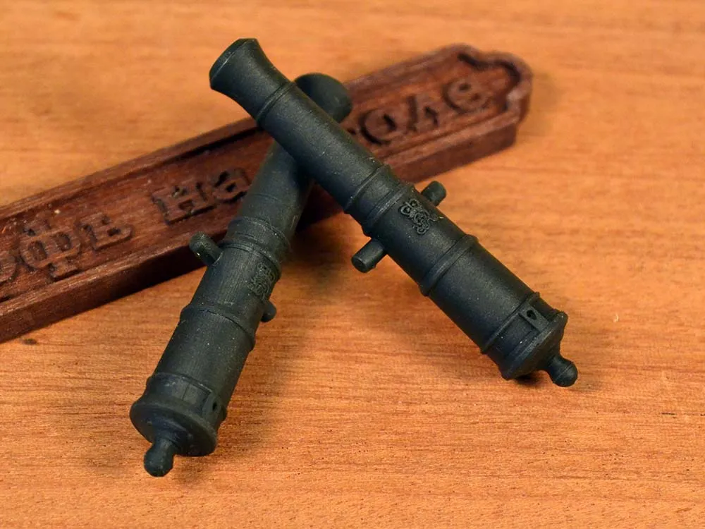 Ствол пушки тип Armstrong, герб Георг 3, 9 фунтов, масштаб 1:48, длина 49,7 мм, 2 шт