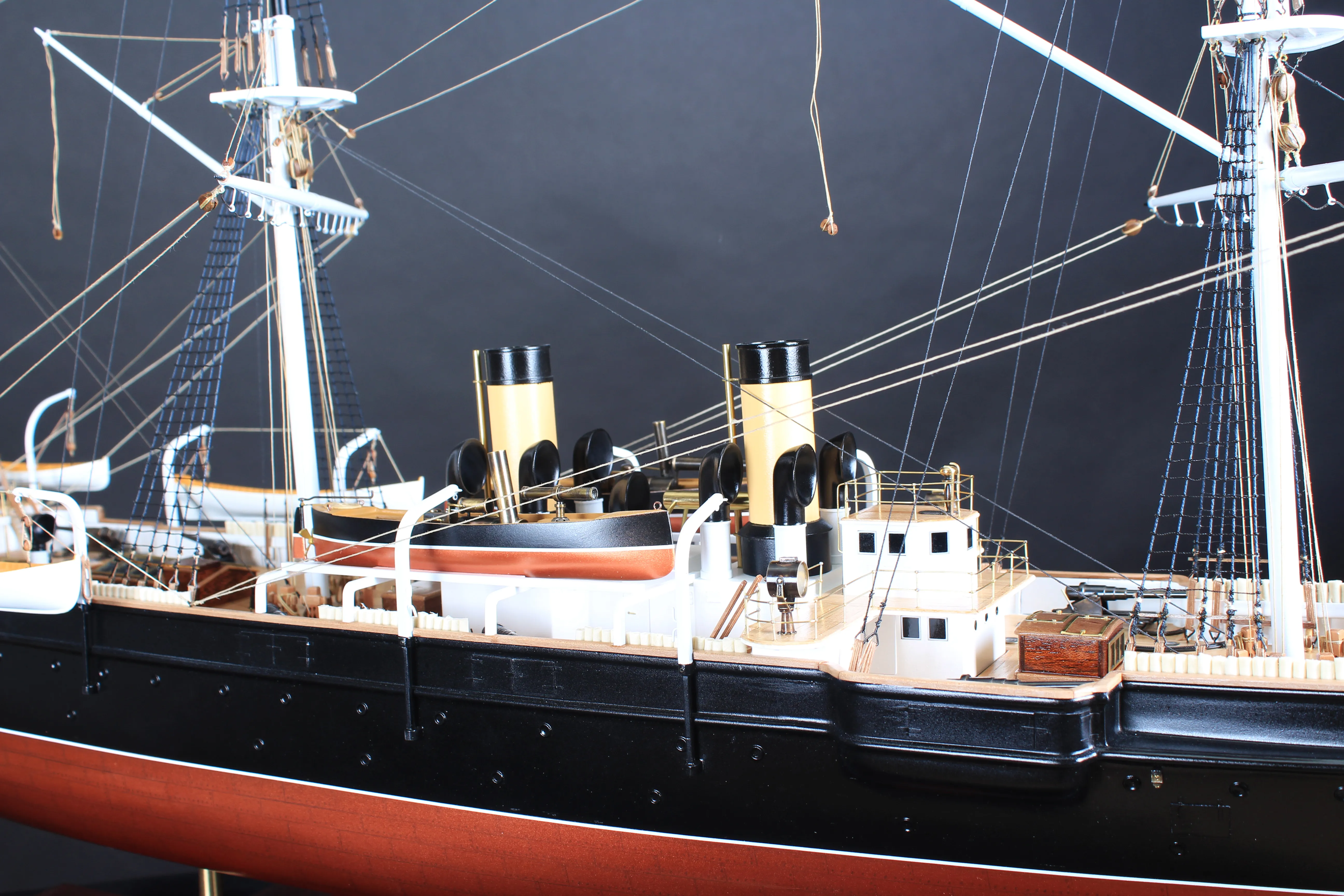 Модель корабля Корвет "Витязь" II 1884 г. - Верфь на Столе