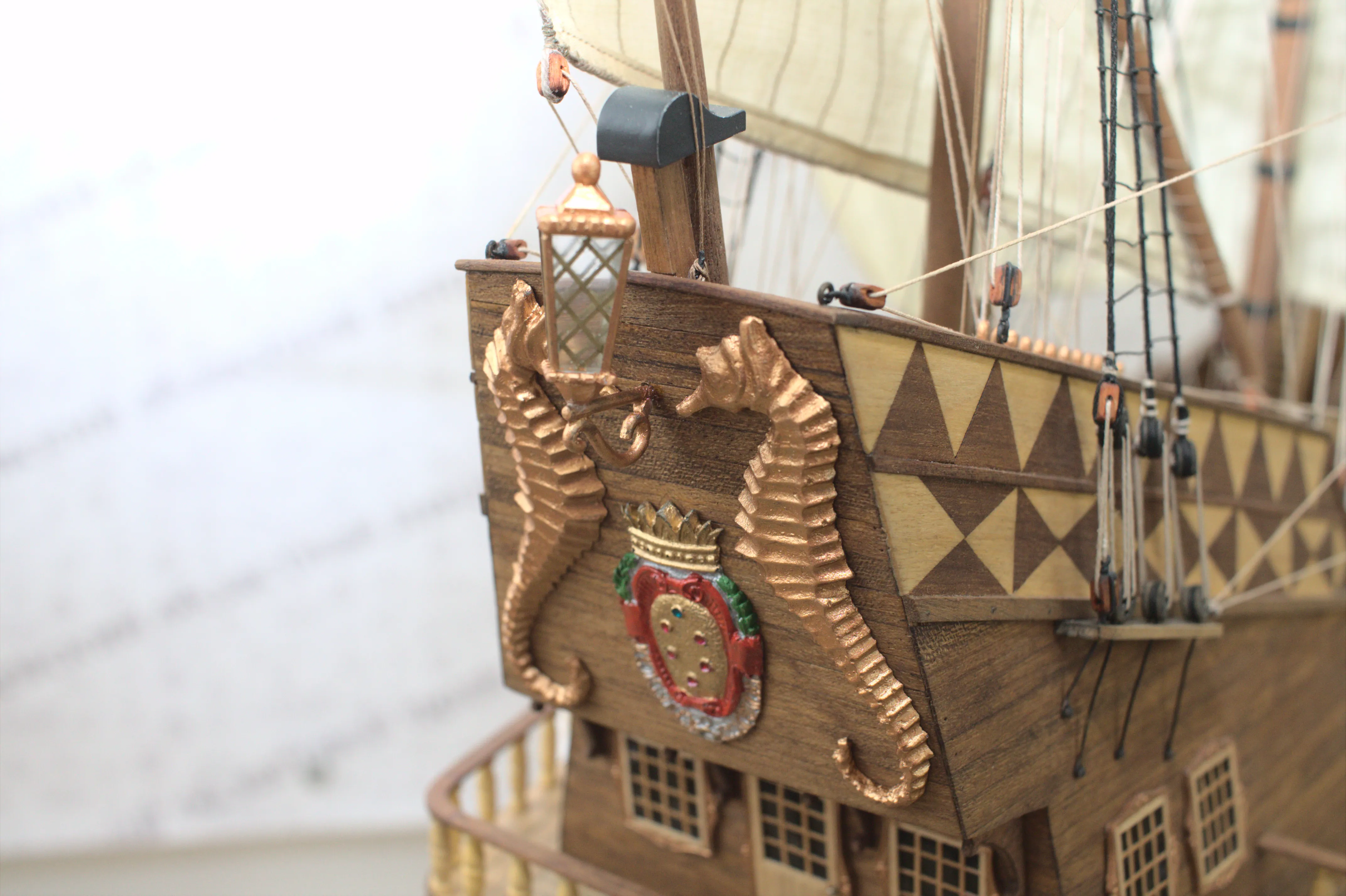 Модель корабля Галеон “Сан Джованни Батиста” конец XVI – начало XVII века. - Верфь на Столе