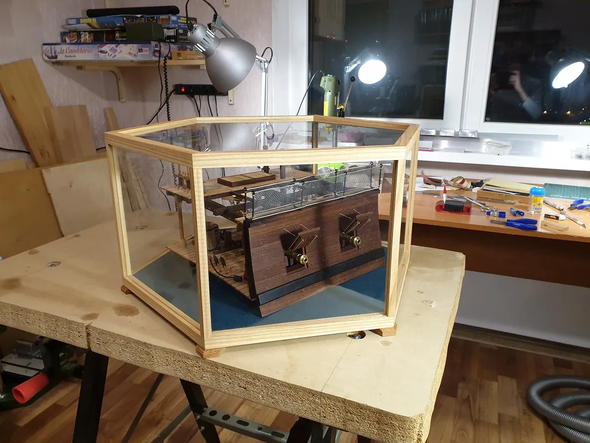 Модель корабля Фрагмент орудийной палубы - Верфь на Столе