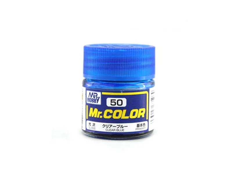 Краска Mr Color, синяя полупрозрачная, глянцевая, C 50, 10 мл
