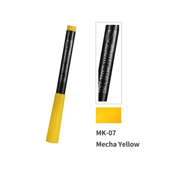 Маркер для пластика, желтый