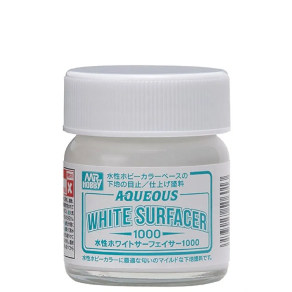 Грунтовка белая на водной основе HSF02, Aqueous Surfacer 1000, 40 мл.