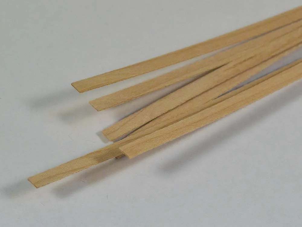 Рейка 0,5х3 мм, белый клен, 5 шт