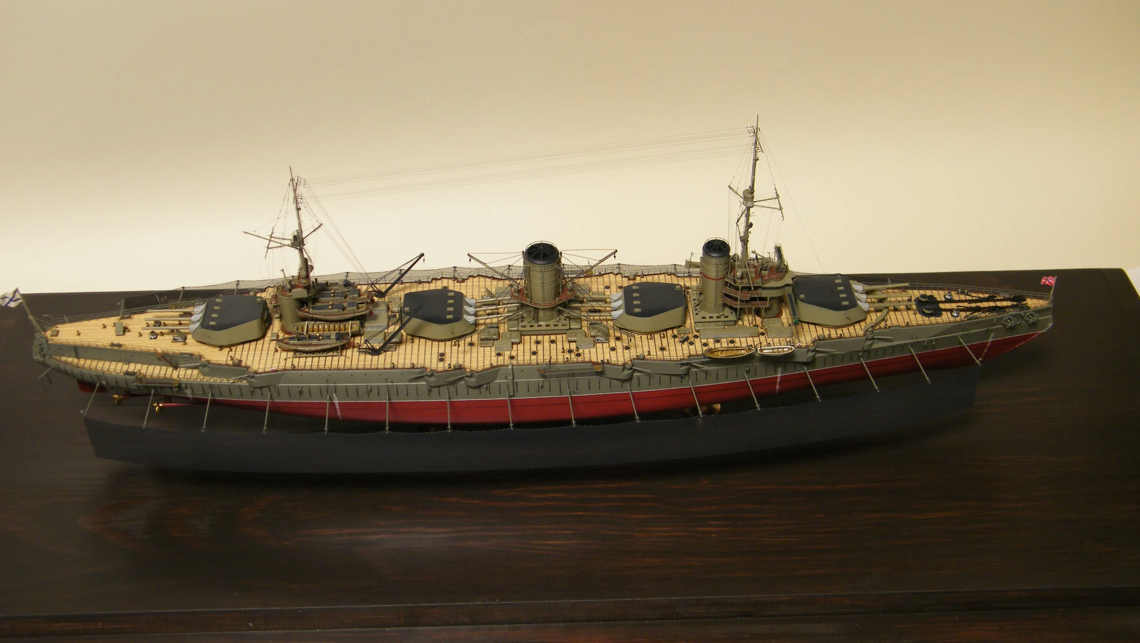 Модель корабля Линкор "Севастополь" начало 1915 г. - Верфь на Столе