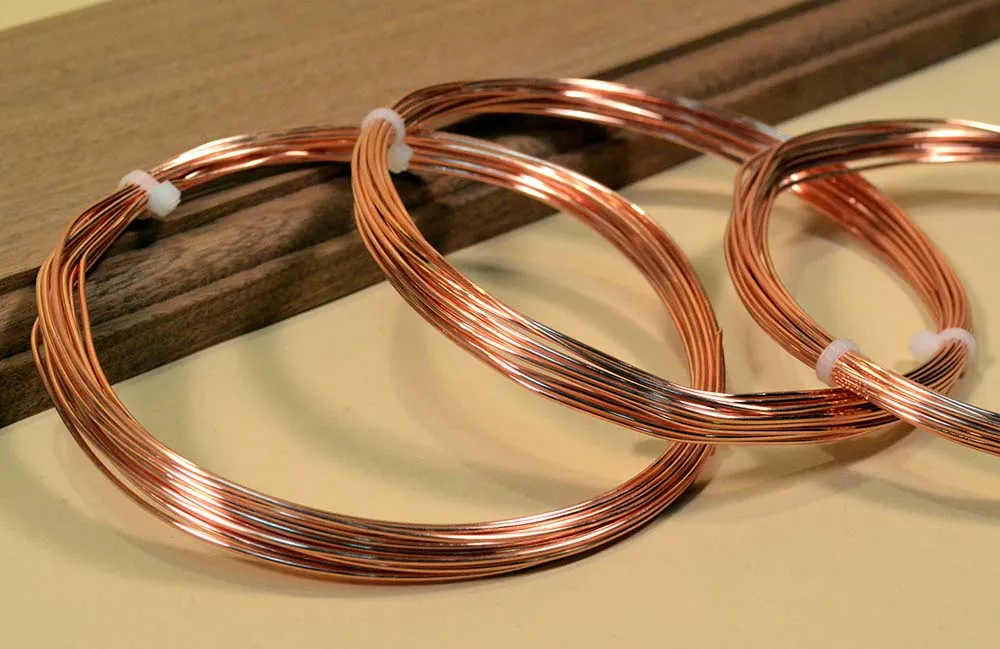 Медная проволока 1 мм. Длина мотка 7.5 м.