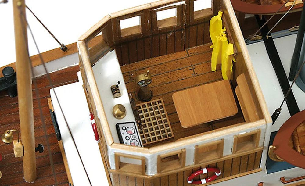 Морской буксир Ulises + (Полный набор инструментов, клея и краски)