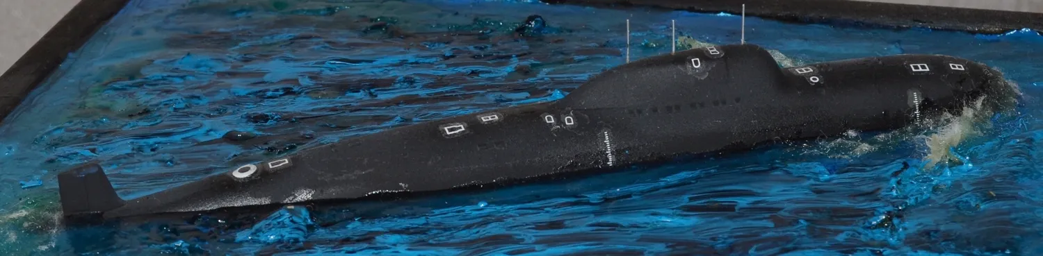 Модель корабля АПЛ проект 705 "Альфа"   - Верфь на Столе