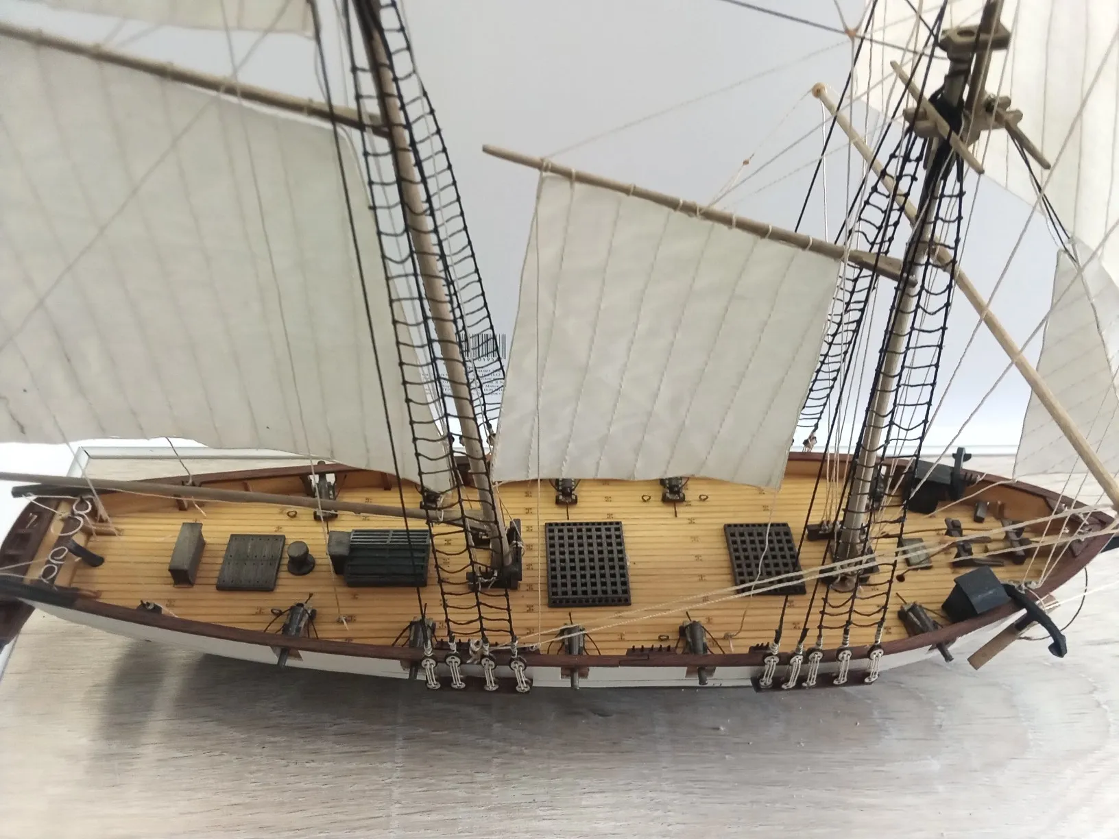 Модель корабля "Харви" - Верфь на Столе