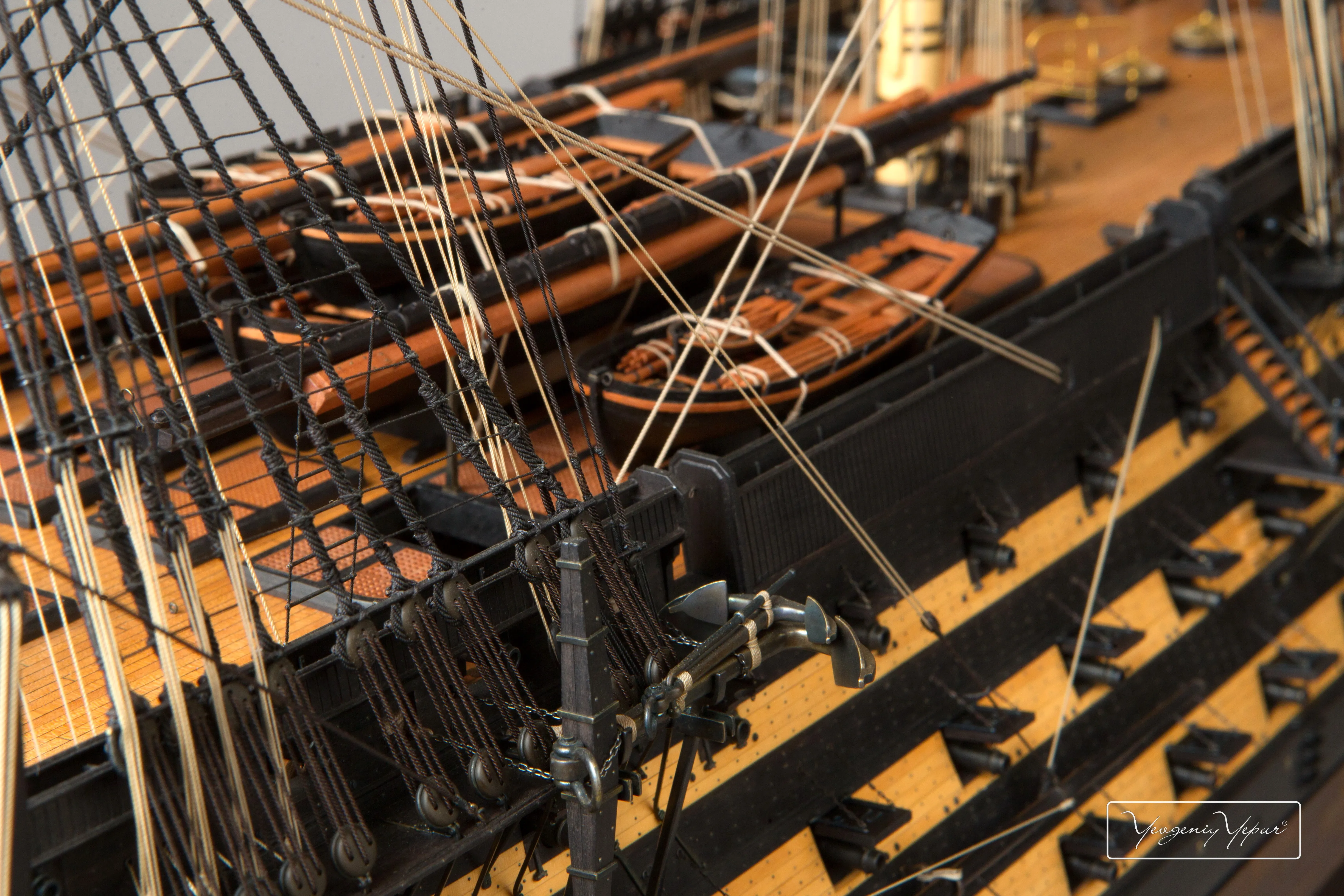 Модель корабля 120-ти пушечный корабль"Великий Князь Константин" - Верфь на Столе