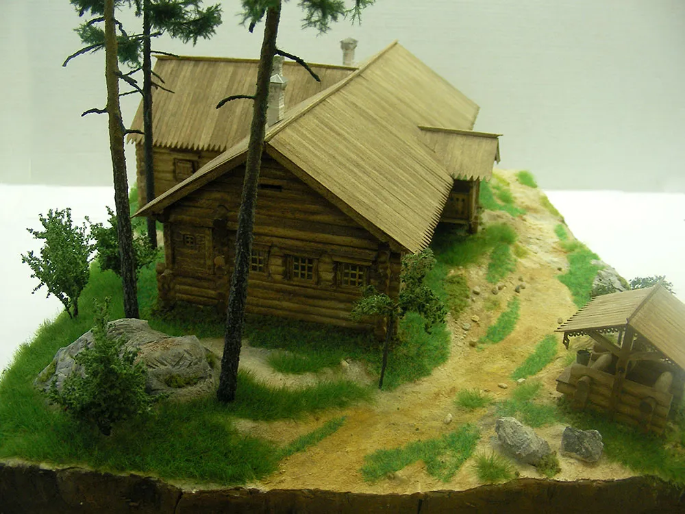 Домик Петра I из Архангельска XVIII век + (Расширенный набор для сборки)