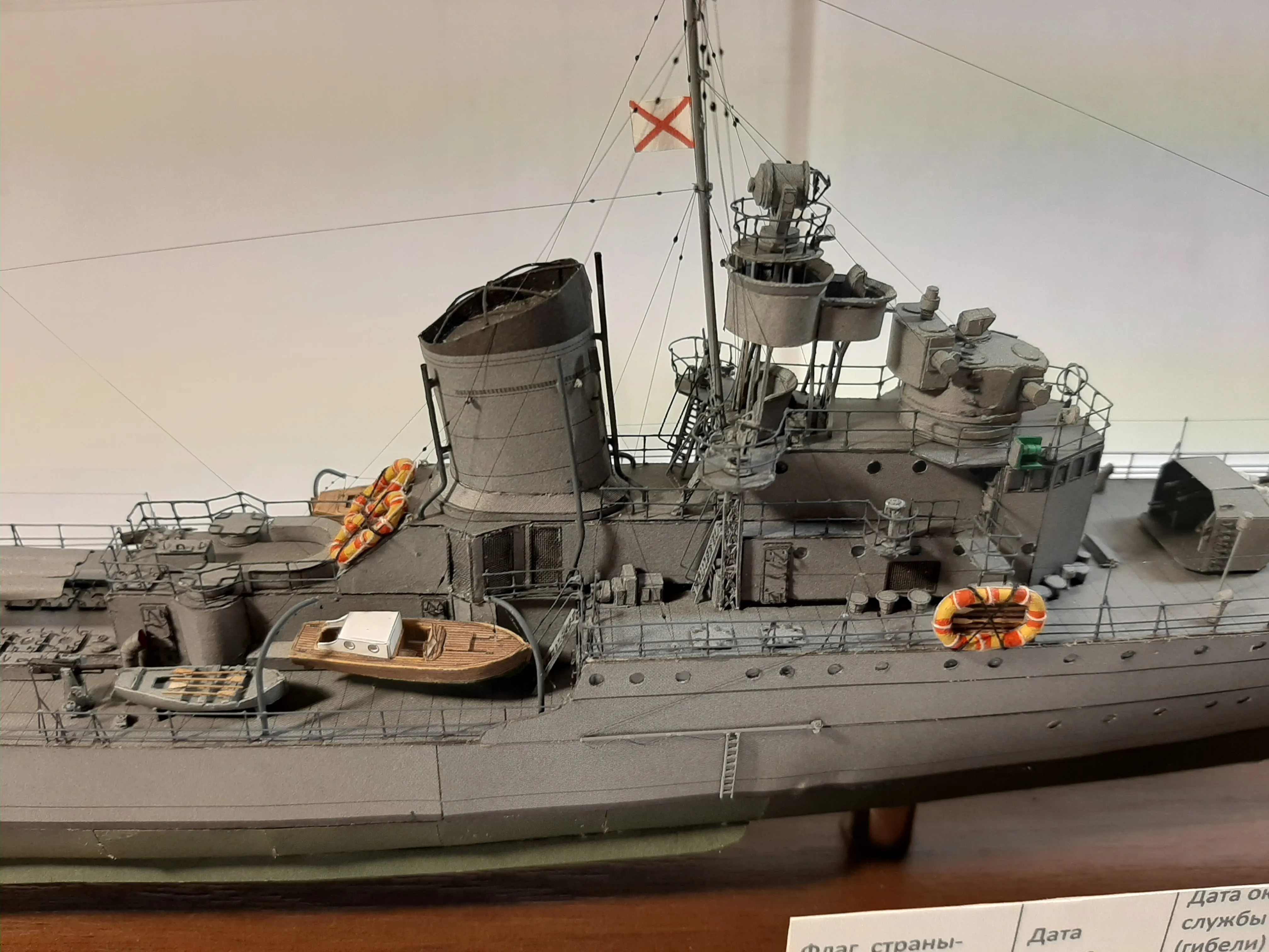 Модель корабля Эсминец "Dardo" - Верфь на Столе