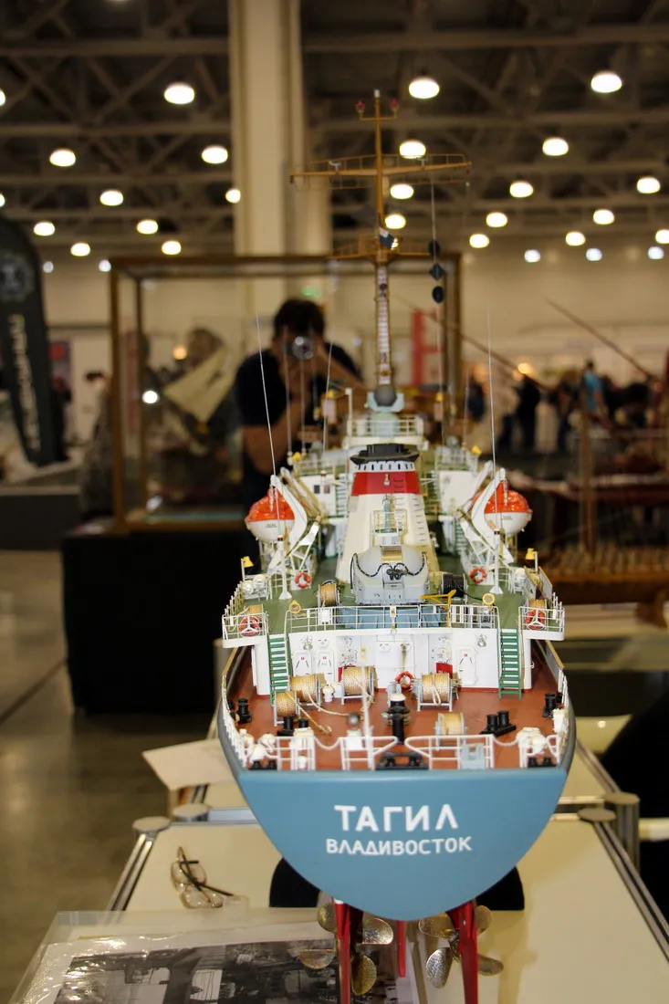 Модель корабля Морской водоналивной транспорт «Тагил» - Верфь на Столе