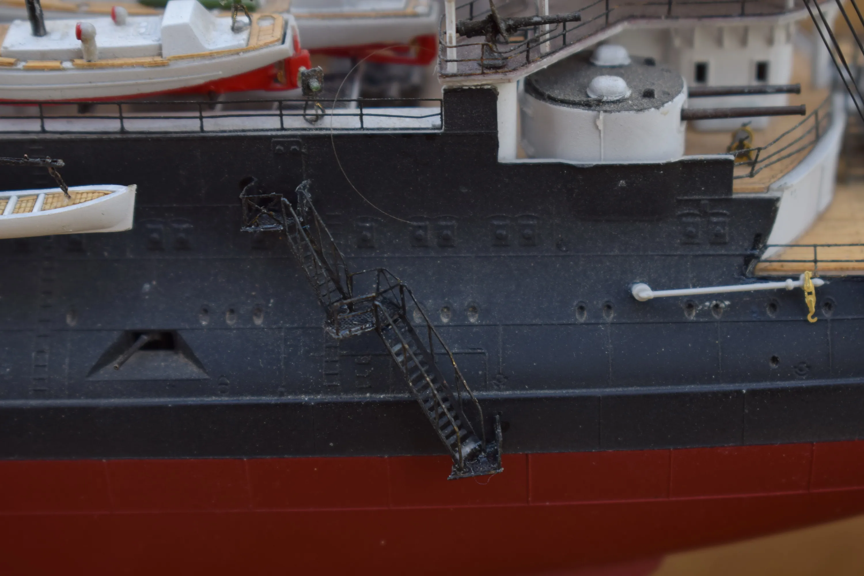 Модель корабля Броненосец РИФ «Цесаревич» на осень 1904 года - Верфь на Столе