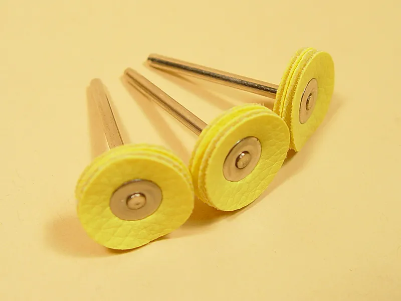 Диск полировальный, кожа, 22 мм, 3 шт JAS