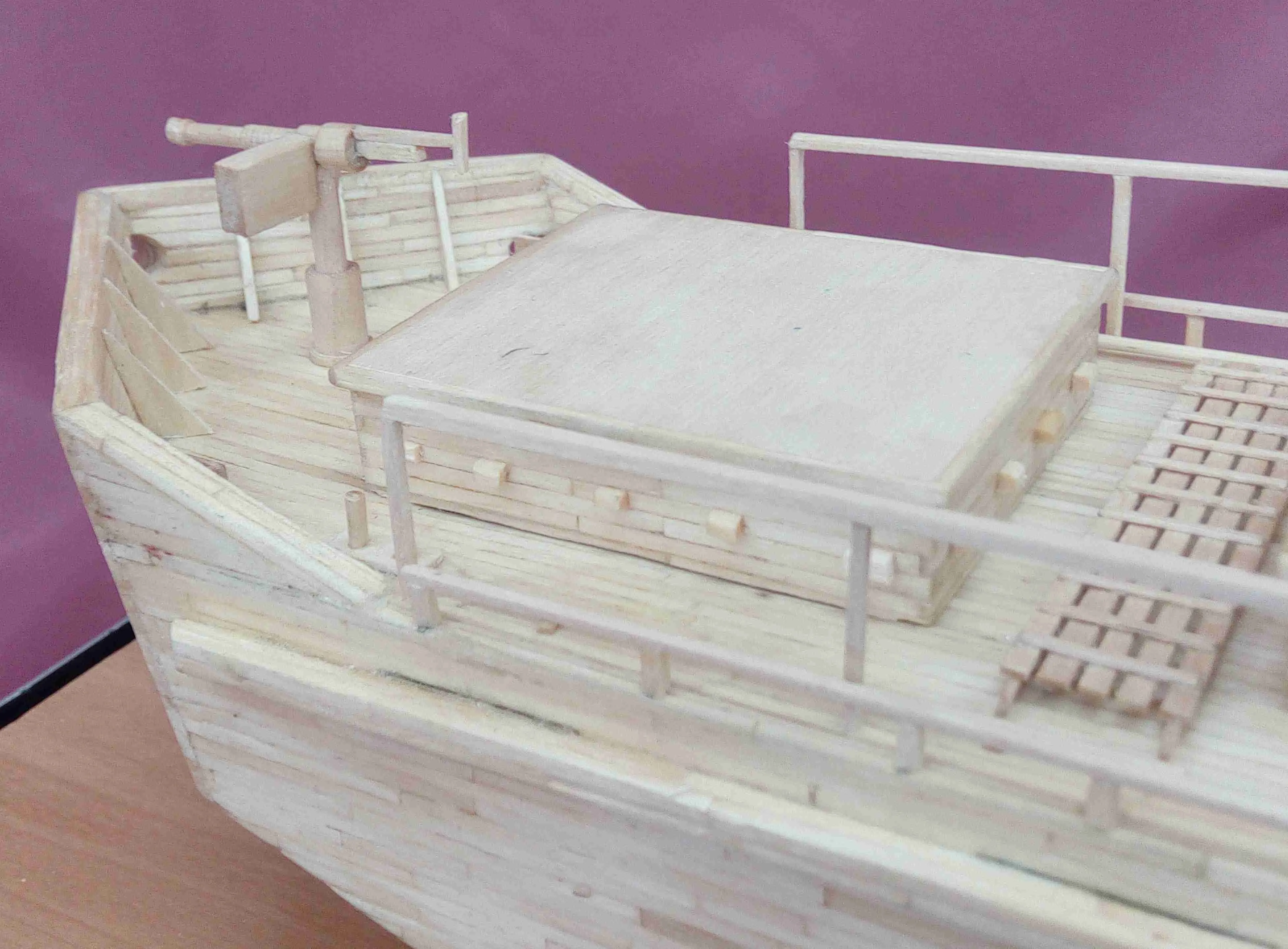 Модель корабля Самоходный плашкоут Ленинградской постройки типа «Тендер» - Верфь на Столе