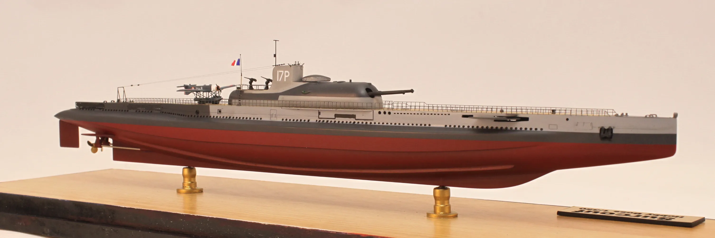 Модель корабля Подводная лодка "Сюркуф" - Верфь на Столе