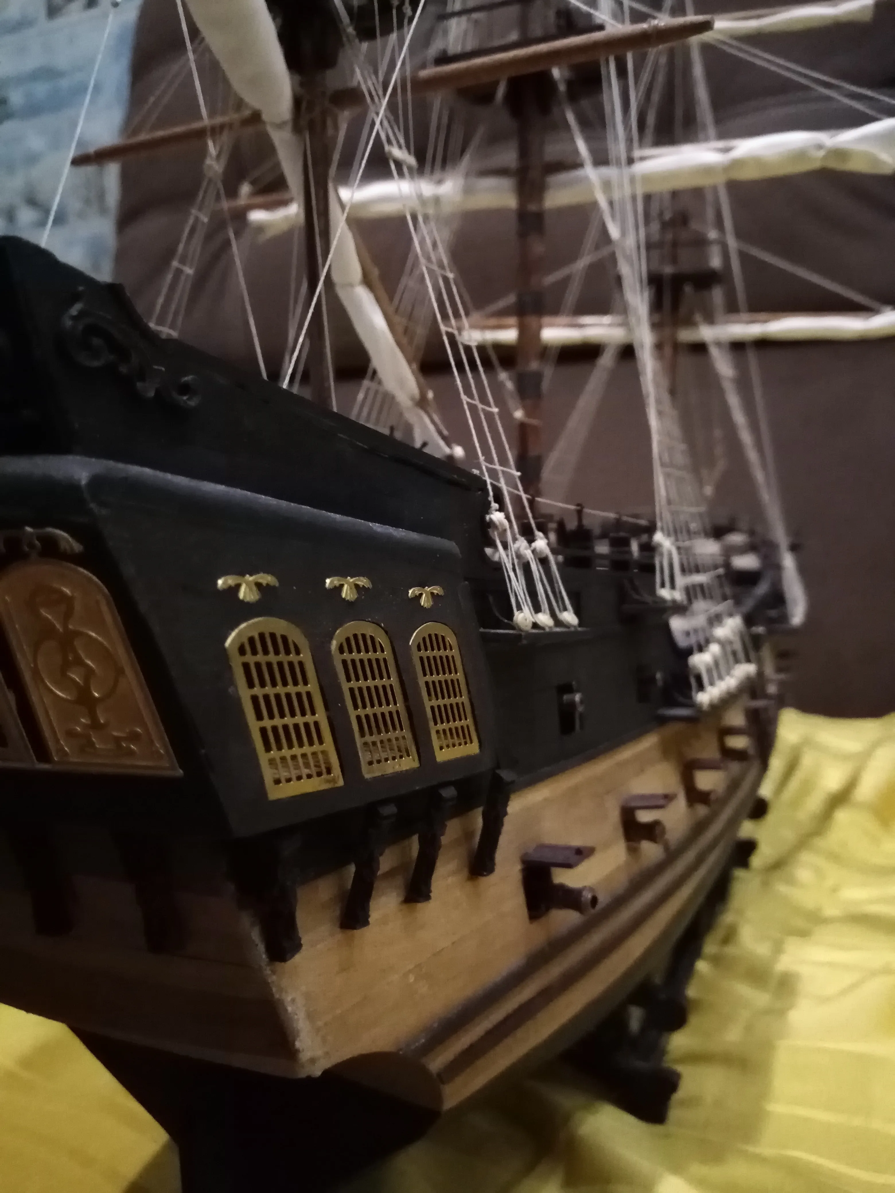 Модель корабля Галеон "Чёрная Жемчужина" - Верфь на Столе