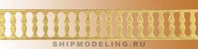 Декоративная полоска, латунь