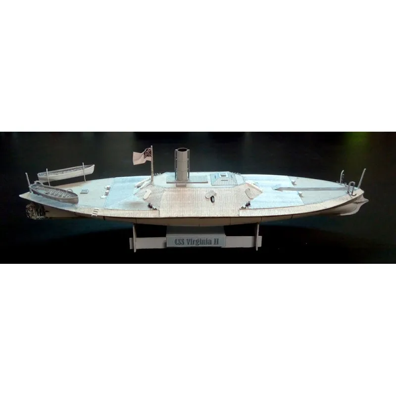 Модель из картона броненосец "Virginia II", США 1864 г